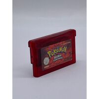 Genuine Pokémon Ruby Version Nintendo Game Boy Cartridge AGB-AXVP-AUS