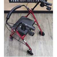 Care Quip Foldable Mobility Walker with Basket