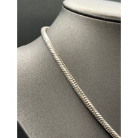 Unisex 925 Sterling Silver Rope Necklace