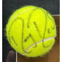 Roger Federer Signed Dunlop Tennis Ball in Print Frame Memorabilia with COA