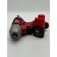 Milwaukee M12BIW38 Impact Wrench 12V 10mm 3/8 Inch with 3.0Ah Li-Ion Battery