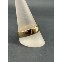 Mens 10ct Yellow Gold Plain Band Ring