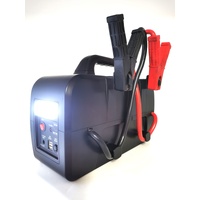 SCA Compact Battery Jump Starter and Charger 12V + LED Light USB Ports