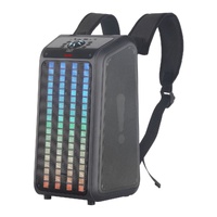 Laser Portable Party Speaker with LED Stand and Karaoke Microphone