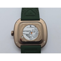 SevenFriday T2/07 T-Riley Limited Edition 500 Made Mens Coffee Gold Green Watch