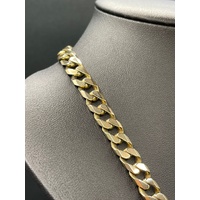 Unisex 9ct Yellow Gold Curb Link Necklace