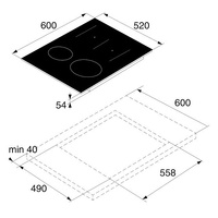 Asko 60cm Induction Cooktop HI1621G