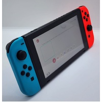 Nintendo Switch HAC-001 (-01) Neon Blue/Red Handheld Gaming Console with Dock