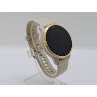 Garmin Venu 2S Smartwatch Light Gold Stainless Steel Bezel with Silicone Band