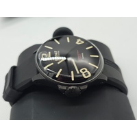 U-Boat Italo Fontana Capsoil 8108/A DLC Quartz Mens Black Analog Watch