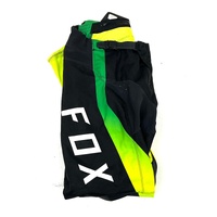 Fox 180 Mens Motocross Monster Pants Black Green Yellow Size 34