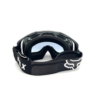 Fox Airspace Motocross Goggles Full Black with Cover Bag