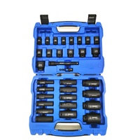 Kincrome 38 Piece 1/2 Drive Metric Impact Shallow and Deep Socket Set K2099