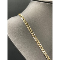 Unisex 9ct Yellow Gold Curb Link Necklace