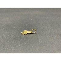 Ladies 18ct Yellow Gold 3 leaf Clover Pendant