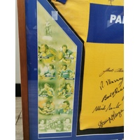 Classic Parramatta Premiers 1981-82-83 Jersey Signed by Team Framed Memorabilia