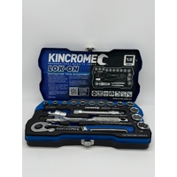 Kincrome K27020 Lok-On 1/2 Inch Drive 18 Piece Metric Ratchet Set