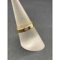 Unisex 18ct Yellow Gold Plain Wedding Band Ring