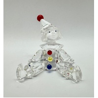 Swarovski Crystal Figurines Clown Set Limited Edition Crystal Figures