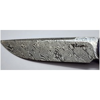 Reate Knives Tribute V2 Limited Edition 15/23 Damasteel Lava Flow Carbon Fiber