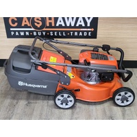 Husqvarna LC 118 46cm 18 Inch Petrol Lawn Mower with Catcher Foldable Handle