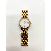 Longines L5.149.2 Gold Tone Swiss Made Stainless Steel Ladies Quartz Watch