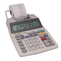 Sharp EL-1750V 12 Digit 2 Colour Printer Calculator