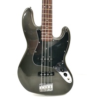 Squier 2 Single Coil Pickups 4 String Jazz Bass Guitar Charcoal Metallic Grey