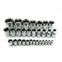 Taipan 94 Piece Socket Set with 1/4 and 1/2 Inch Drive in Blow Mold Case