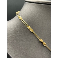 Ladies 9ct Yellow Gold Albert Chain Necklace