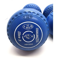 Taylor Redline XTL Size 3 Set 4 Blue Lawn Bowls with Case