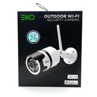 EKO Outdoor WiFi Security Camera 1080p IP66 75° Viewing Angle Full HD Resolution