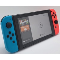 Nintendo Switch HAC-001(-01) Neon Blue/Red Handheld Gaming Console with Dock