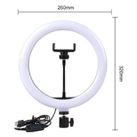 Ring Fill Light 10 Inch CXB-260 Dimmable 3 Light Modes with 11 Level Brightness