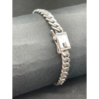 Unisex 925 Sterling Silver Cuban Link Bracelet NEW