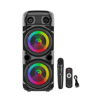 NEW SING-E Dual 8 inch Large Bluetooth RGB Light Outdoor and Indoor Speaker