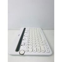 Logitech Bluetooth Multi-Device Keyboard K480 White for Windows Mac Computers