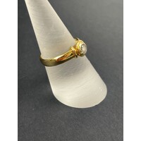 Ladies 18ct Yellow Gold with Diamond (Pre-Owned)