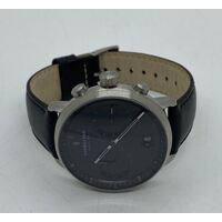 Nordgreen Pioneer 42mm Black Dial Black Leather Watch (Pre-Owned)