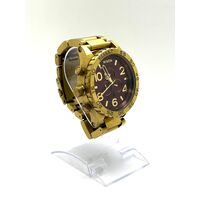 Nixon X Culture Kings 51-30 Chrono Gold/Oxblood 300m Stainless Steel Watch