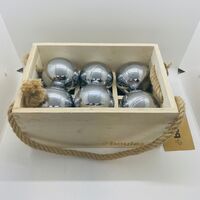 Planet Finska Premium Six Boules in Stylish Hardwood Carry Crate