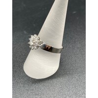 Ladies 18ct White Gold Diamond Ring (Pre-Owned)