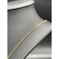 Unisex 18ct Yellow Gold Figaro Link Necklace (Pre-Owned)