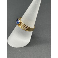 Ladies 18ct Yellow Gold Ring (Pre-Owned)