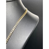 Unisex 9ct Yellow Gold Curb Link Necklace