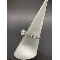 Ladies 18ct White Gold Diamond Engagement Ring