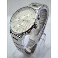 Roberto Carati Jarrod Multifunction Mens Silver Watch Stainless Steel Case