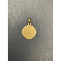 Unisex 18ct Yellow Gold Religious Pendant