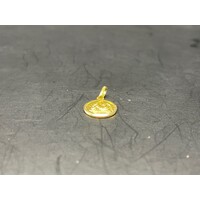 Unisex 18ct Yellow Gold Religious Pendant