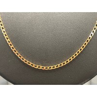 Men's 9ct Yellow Gold Curb Link Necklace